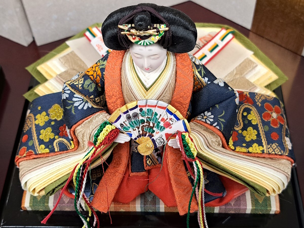 著名作家 清水久遊作 コンパクトサイズ親王飾 ｜雛人形・五月人形なら