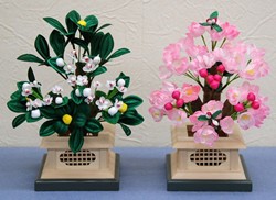 桜橘 自然木｜雛人形なら人形の和光