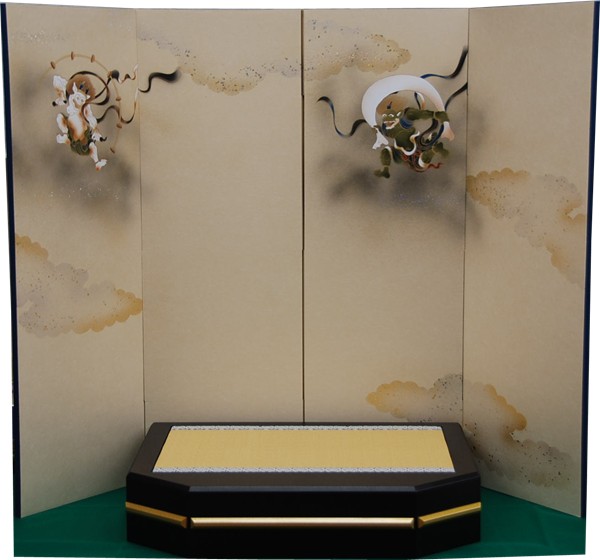 雄山作 10号 本仕立 伊達政宗 鎧飾 屏風台