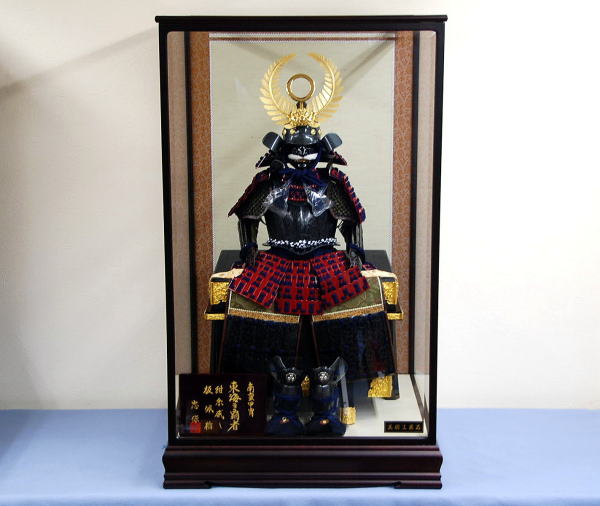 大越忠保 7号 徳川家康公鎧 大黒頭巾 平飾りセット – スガ人形店
