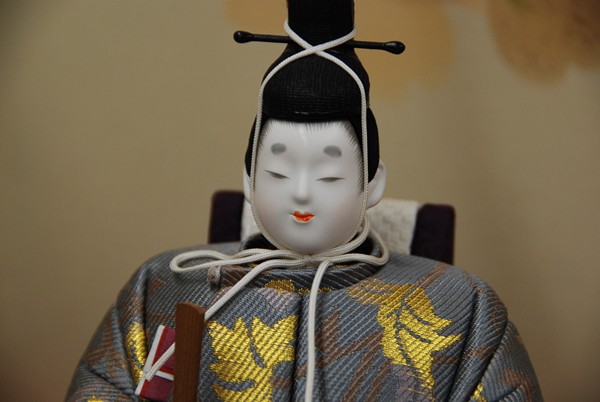 雛人形、殿のお顔です。