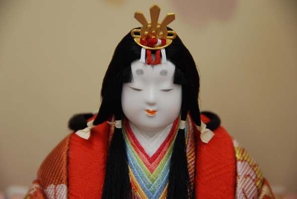 雛人形、姫のお顔です。