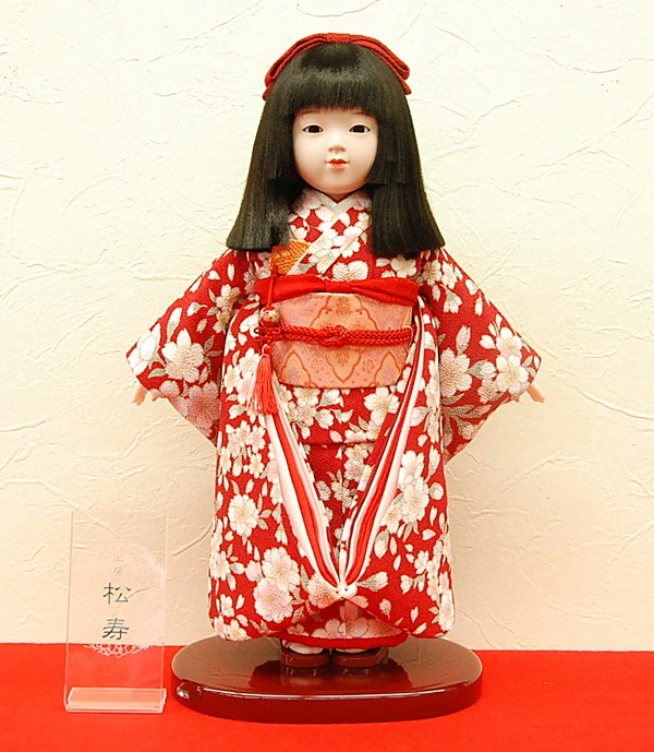 小出 松寿作 市松人形 八寸 ｜雛人形・五月人形なら人形の和光