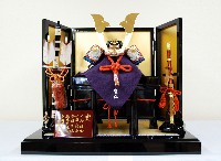 五月人形 別所実正作 5号麻の葉 兜飾