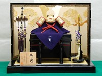 加藤一胄作 三分の一 菊一文字 兜飾
