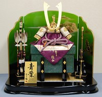 雄山作 18号 甲子の青葉 兜飾