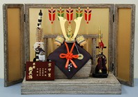 平安武久作 八寸セット 兜飾