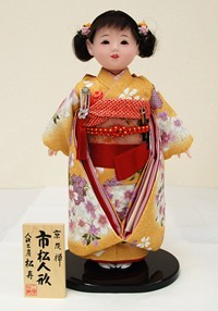 小出松寿作 市松人形