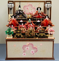 京甫作 収納式十人飾