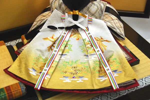 美品 雛人形 伝統的 衣裳着 親王飾り 高島屋特選 玉翠作 祥翠作 親王飾〔人形の和光〕ひな人形